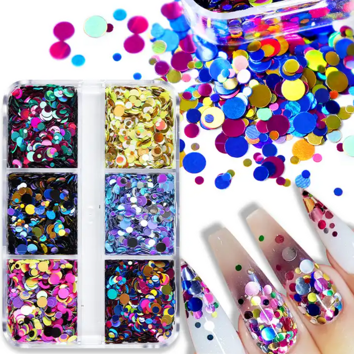 Multi Coloured Macaroon Glitter Pack
