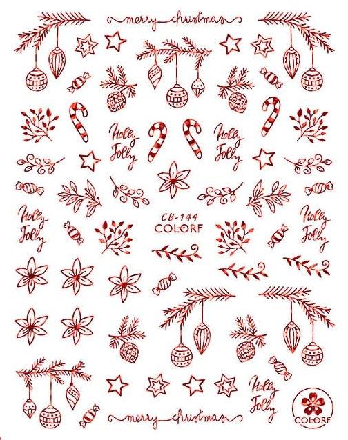CB144 Christmas Sticker - NSI NZ Ltd