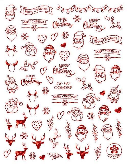 CB147 Christmas Sticker - NSI NZ Ltd