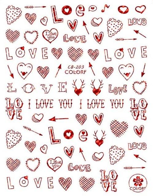 CB203 Valentines Sticker - NSI NZ Ltd