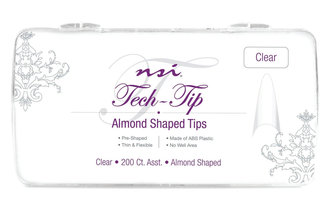 Clear Almond ABS Tips 200 - NSI NZ Ltd