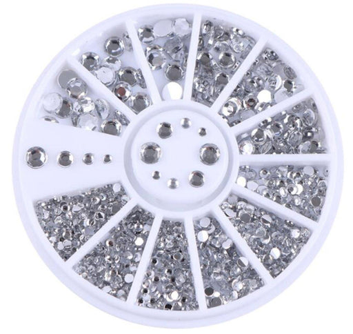 1.5, 2, 3 & 4mm Crystal Rhinestone Wheel
