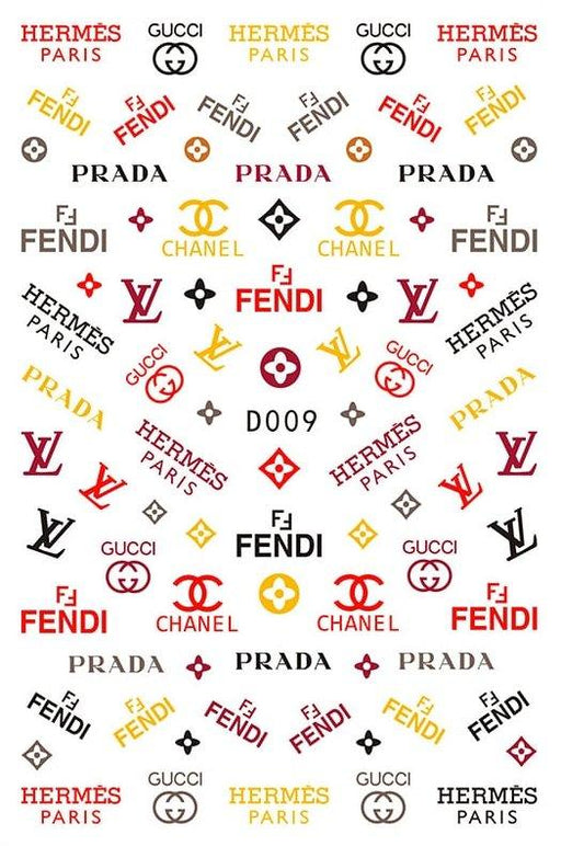 D009 Designer Nail Stickers - NSI NZ Ltd