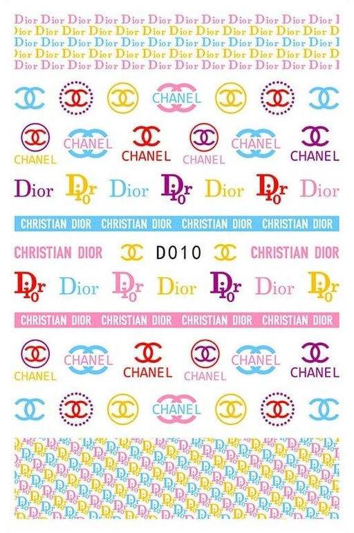 D010 Designer Nail Stickers - NSI NZ Ltd
