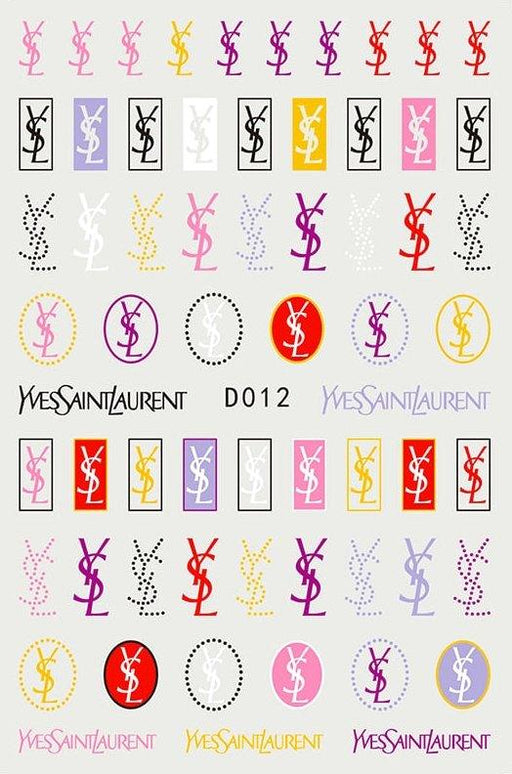 D012 Designer Nail Stickers - NSI NZ Ltd