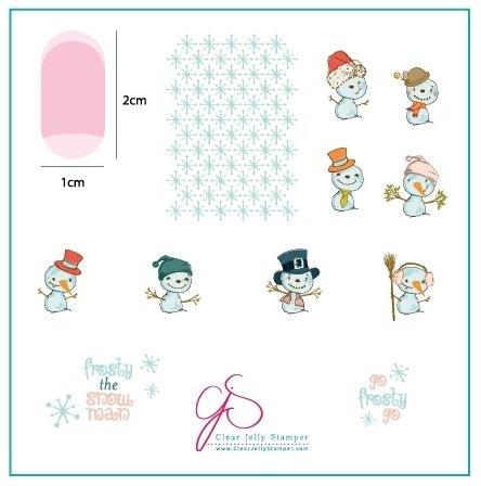 Do You Want to Build a Snowman? (CjS C-40) Steel Stamping Plate