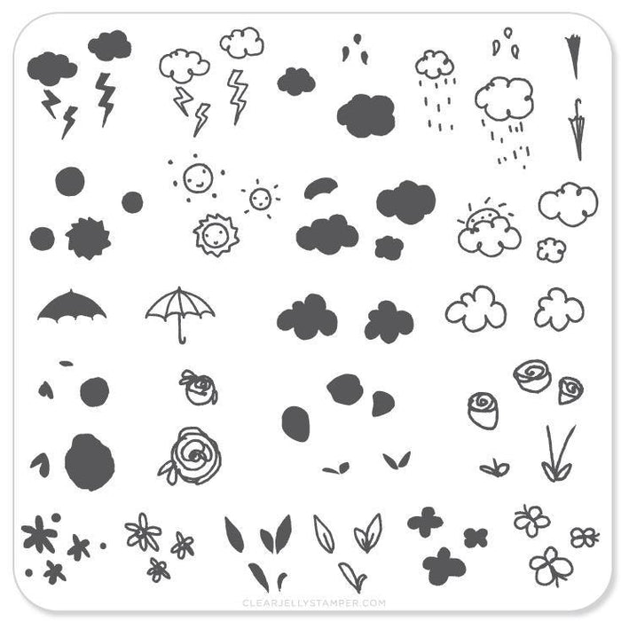 Flower and Sky Doodle CJS21 - NSI NZ Ltd