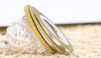 Gold Glitter Striping Tapes 3 Pack - NSI NZ Ltd