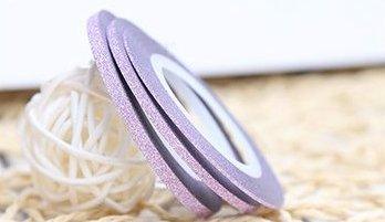 Lilac Glitter Striping Tapes 3 Pack - NSI NZ Ltd