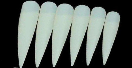 Replacement Practice Demo Natural Stiletto Tips 100pc - NSI NZ Ltd