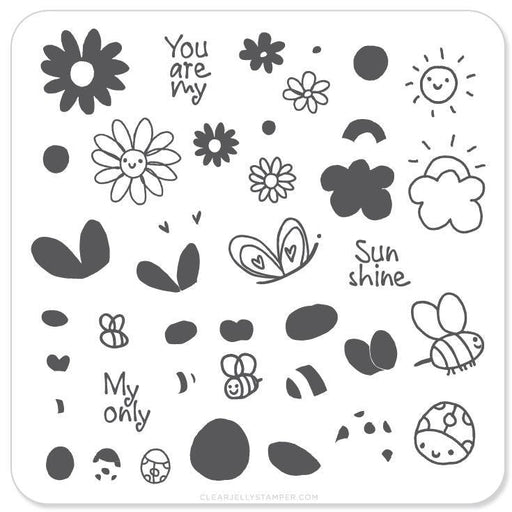 Small Stamping Plate Sunshine