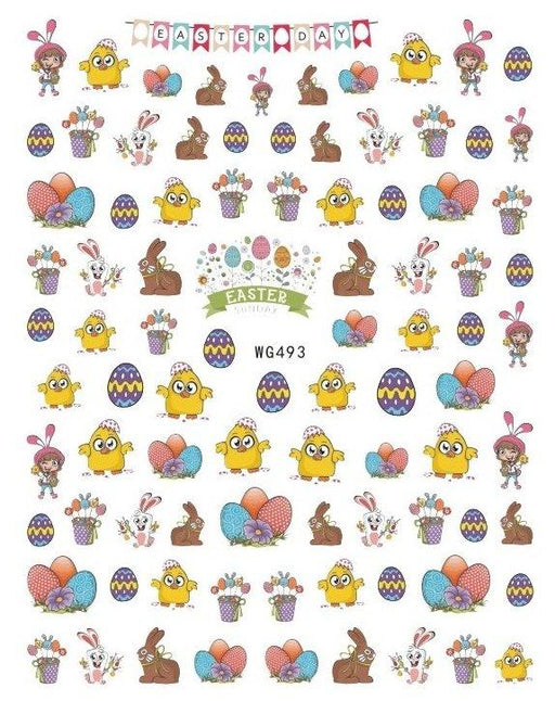 WG493 Easter Nail Stickers - NSI NZ Ltd