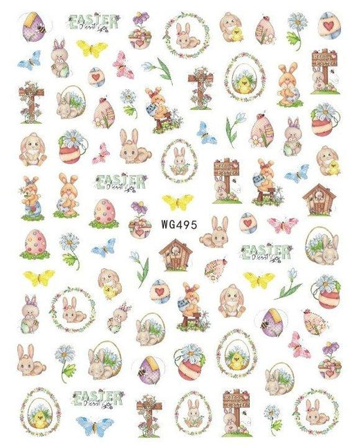 WG495 Easter Nail Stickers - NSI NZ Ltd