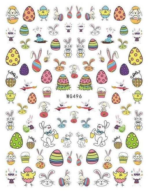 WG496 Easter Nail Stickers - NSI NZ Ltd