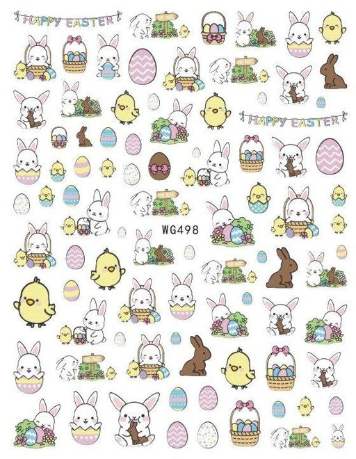 WG498 Easter Nail Stickers - NSI NZ Ltd