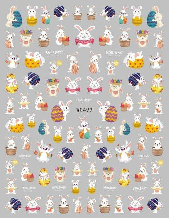WG499 Easter Nail Stickers - NSI NZ Ltd