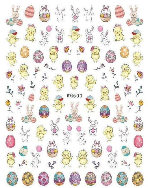 WG500 Easter Nail Stickers - NSI NZ Ltd