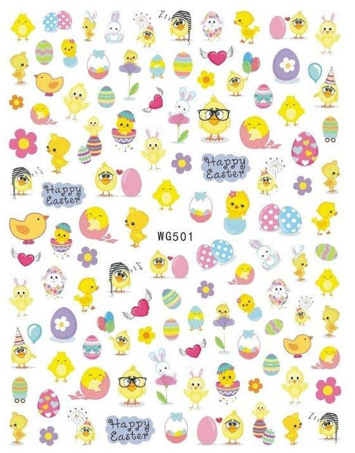 WG501 Easter Nail Stickers - NSI NZ Ltd