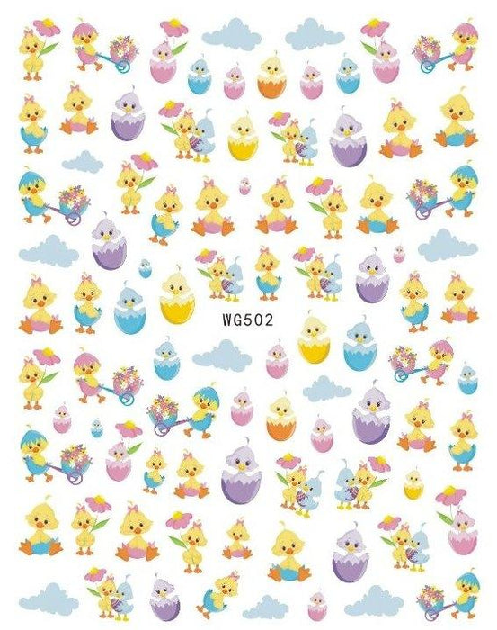 WG502 Easter Nail Stickers - NSI NZ Ltd