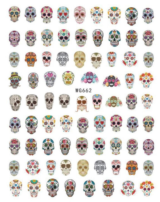 WG662 Skull Nail Stickers - NSI NZ Ltd