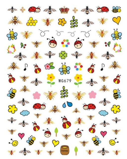 WG679 Spring Nail Stickers - NSI NZ Ltd