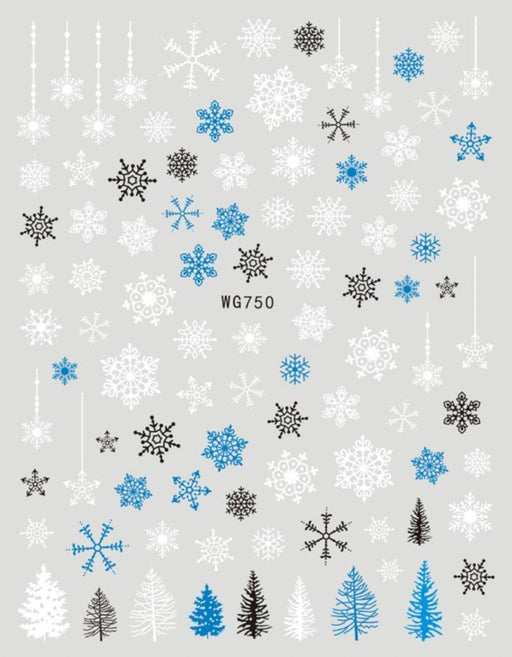 WG750 Christmas Nail Stickers - NSI NZ Ltd