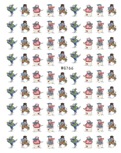 WG766 Christmas Nail Stickers - NSI NZ Ltd