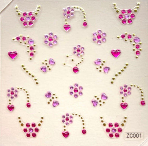 ZC001 Nail Gem Sticker - NSI NZ Ltd
