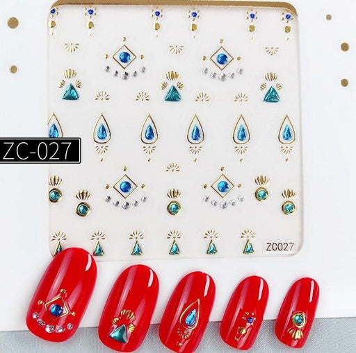 ZC027 Nail Gem Sticker - NSI NZ Ltd