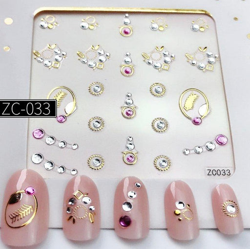 ZC033 Nail Gem Sticker - NSI NZ Ltd