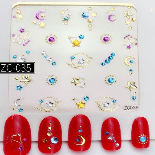 ZC035 Nail Gem Sticker - NSI NZ Ltd
