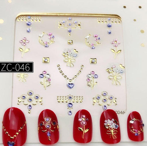 ZC046 Nail Gem Sticker - NSI NZ Ltd