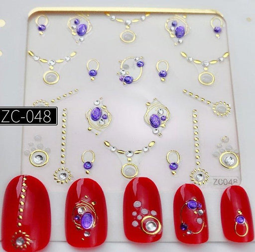 ZC048 Nail Gem Sticker - NSI NZ Ltd