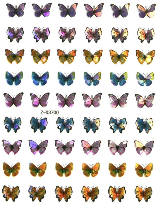 ZD3700 Butterfly Stickers - NSI NZ Ltd