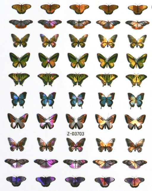 ZD3703 Butterfly Stickers - NSI NZ Ltd