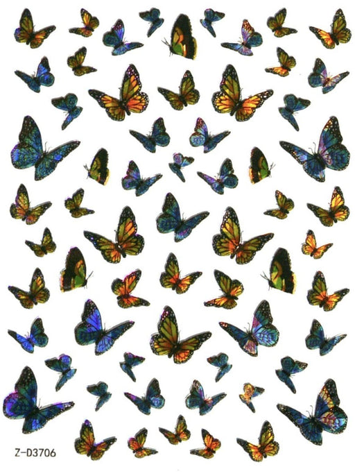 ZD3706 Butterfly Stickers - NSI NZ Ltd