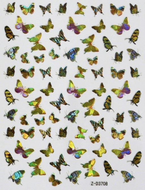 ZD3708 Butterfly Stickers - NSI NZ Ltd