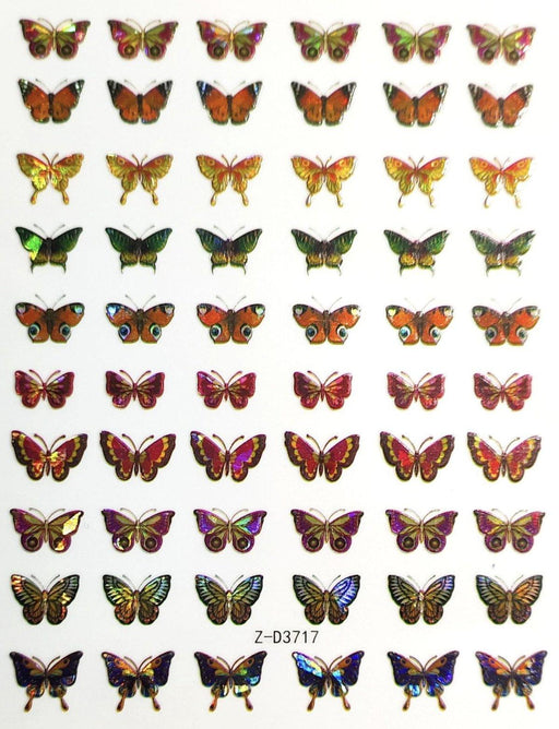 ZD3717 Butterfly Stickers - NSI NZ Ltd