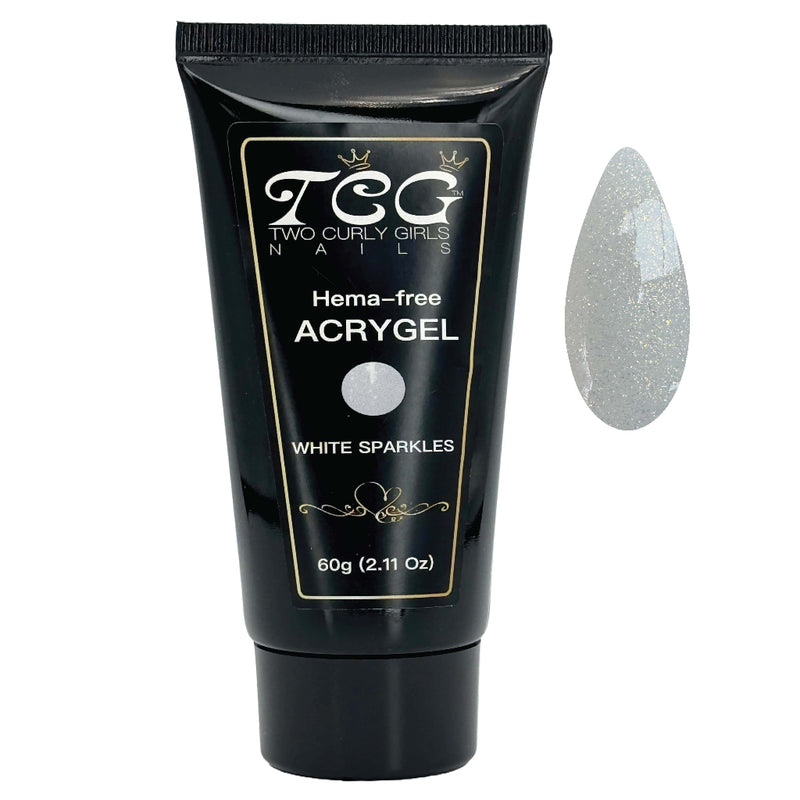 60g Acrygel White Sparkles