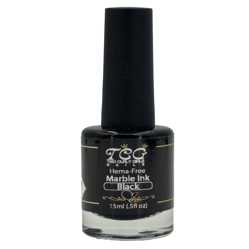 HEMA-Free Marble Ink Black 15ml | Create Stunning Marble & Watercolour Effects