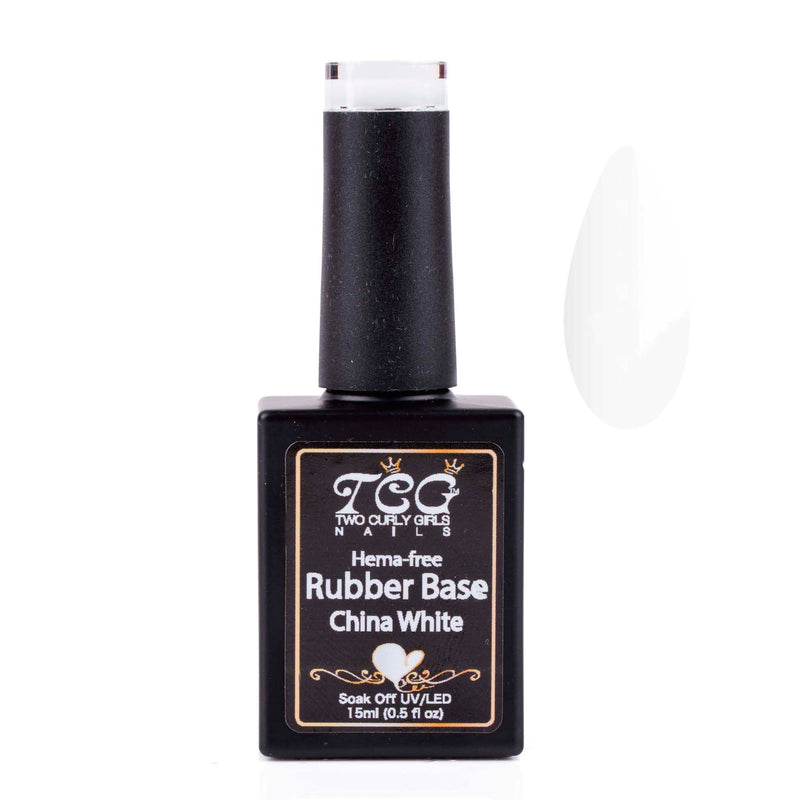 China White  Rubber Base 15ml | nails.co.nz