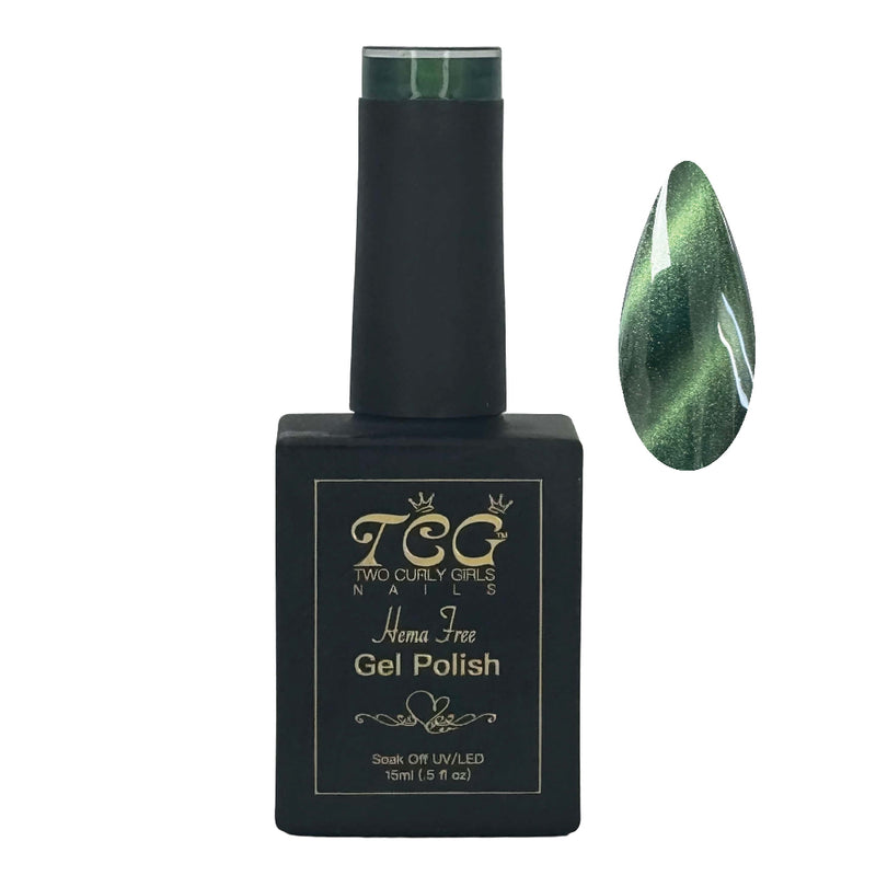 TCG Emerald Cat Eye Gel Polish 15 ml – HEMA-Free Professional Gel Polish NZ