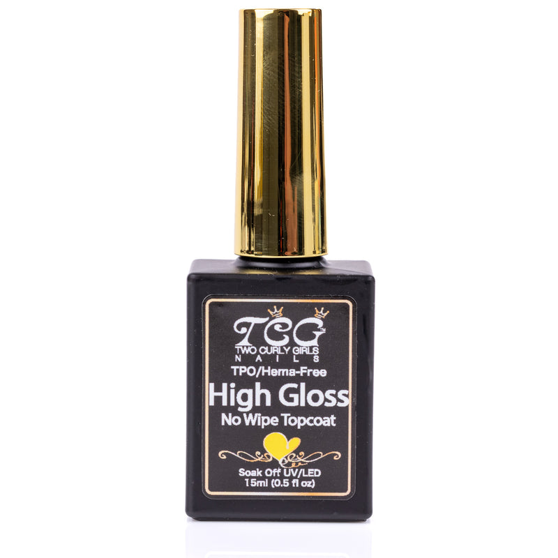 HEMA-Free High Gloss Top Coat 15ml | TCG Gel Top Coat NZ