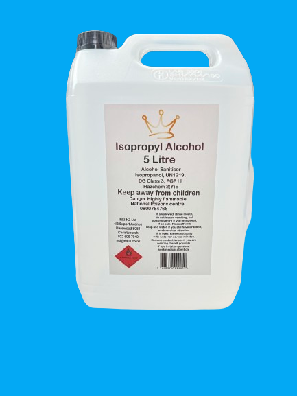 5 Litre 100% Isopropyl Alcohol