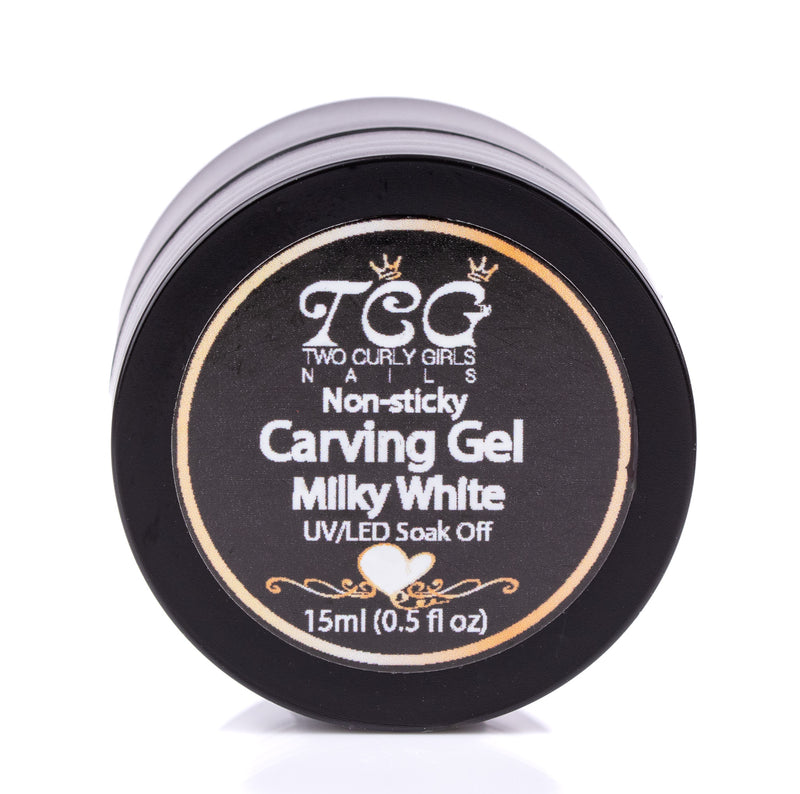 3D Milky White Carving Gel 15ml | TCG Nail Art Sculpting Gel NZ