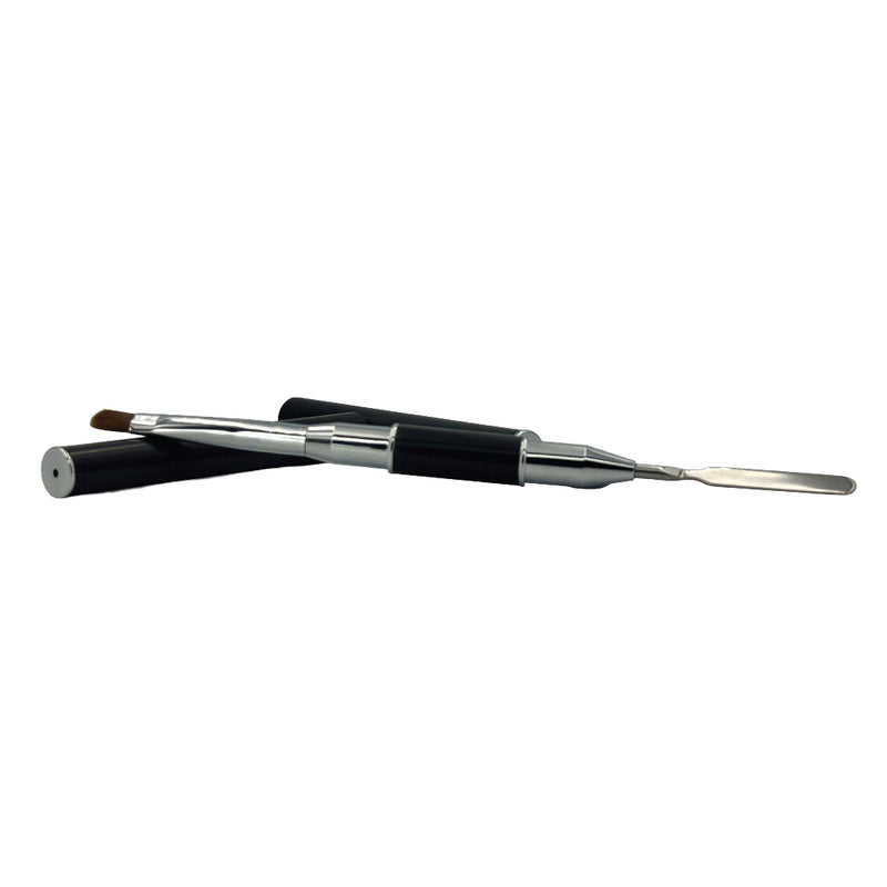 Double ended Brush and Acrygel Tool with Nylon Bristles