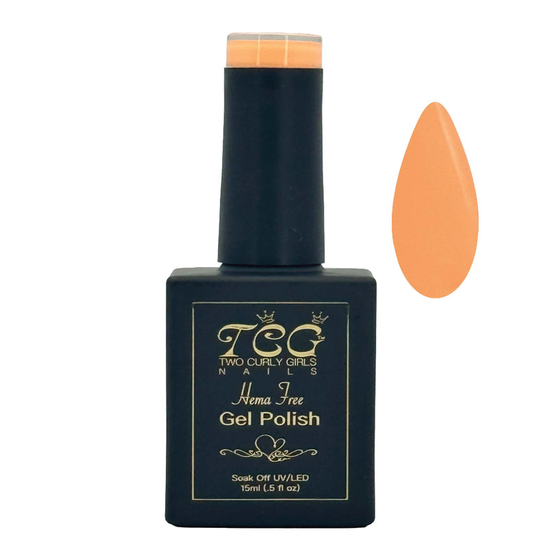 TCG Peach Whisper Gel Polish 15 ml – HEMA-Free Professional Gel Polish NZ