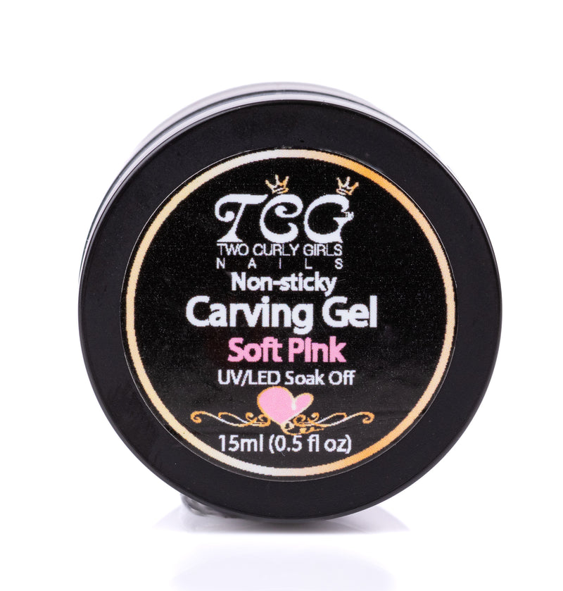 3D Soft Pink Carving Gel 15ml | TCG Nail Art Sculpting Gel NZ