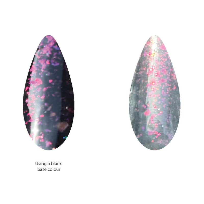 Pink Mirror Flake Gel Polish NZ | HEMA-Free Professional Colour – NSI New Zealand