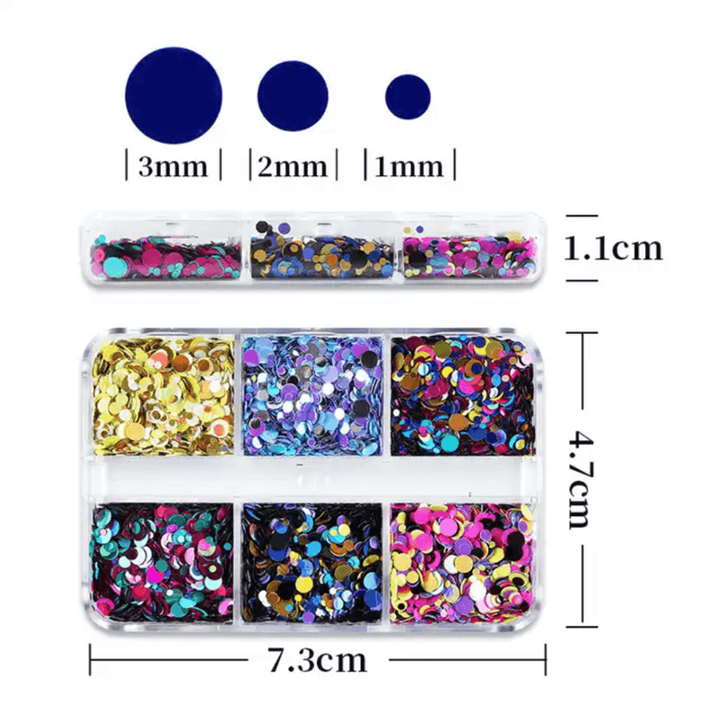 Multi Coloured Macaroon Glitter Pack - NSI NZ Ltd